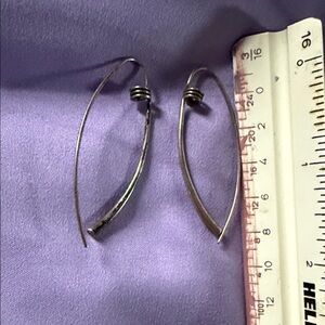 Elegant Silver Hoop Earrings